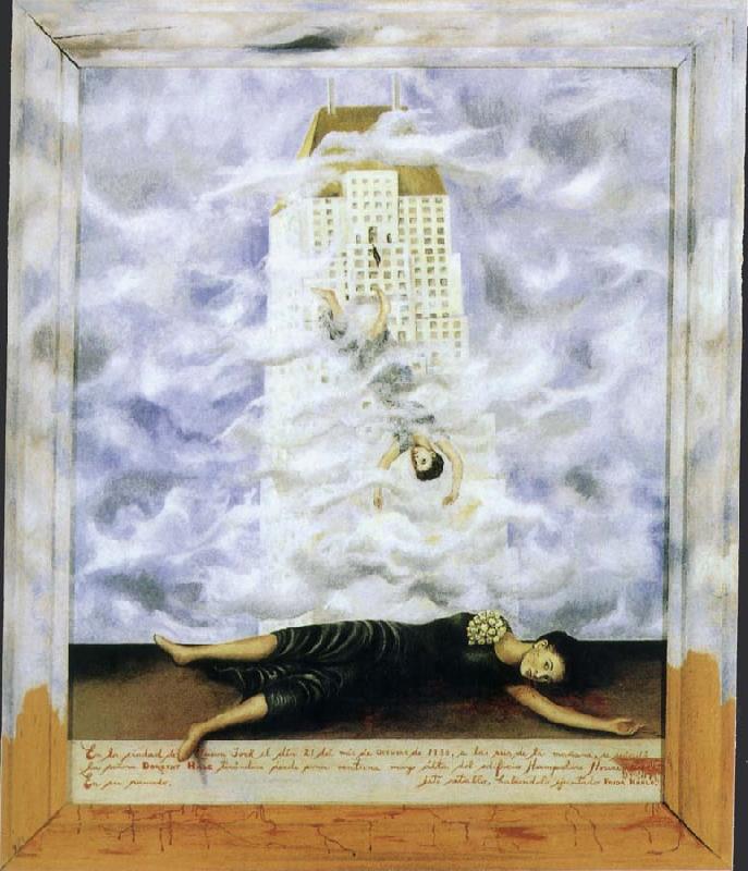 Frida Kahlo Commit suicide oil painting image